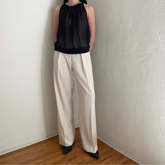 Acne Studios Satin Wide Leg Pants